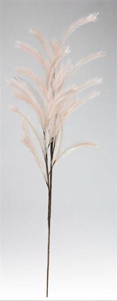 44"L FABRIC PAMPAS GRASS SPRAY CREAM/PINK