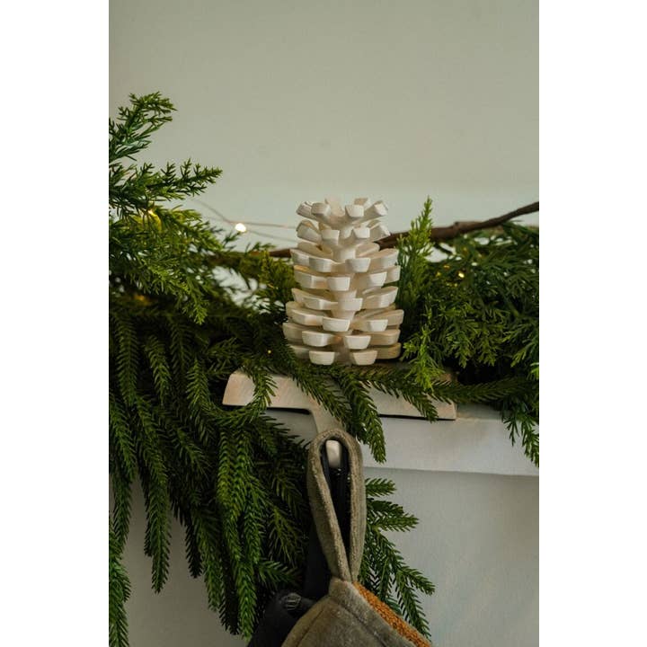 Pinecone Stocking Holder