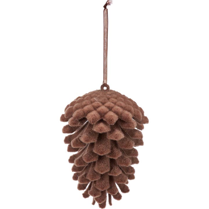 Medium Pinecone Christmas Ornament Set