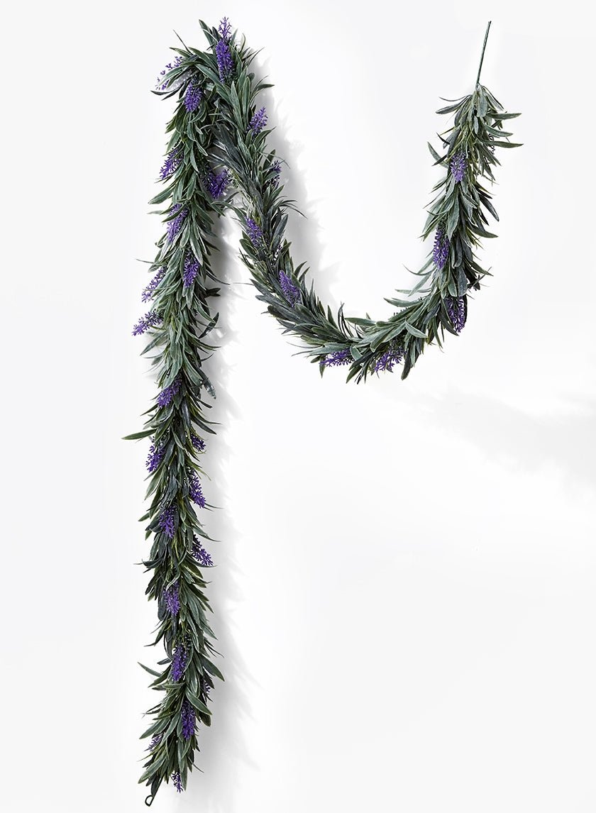 5 ½ ft Faux Lavender Garland