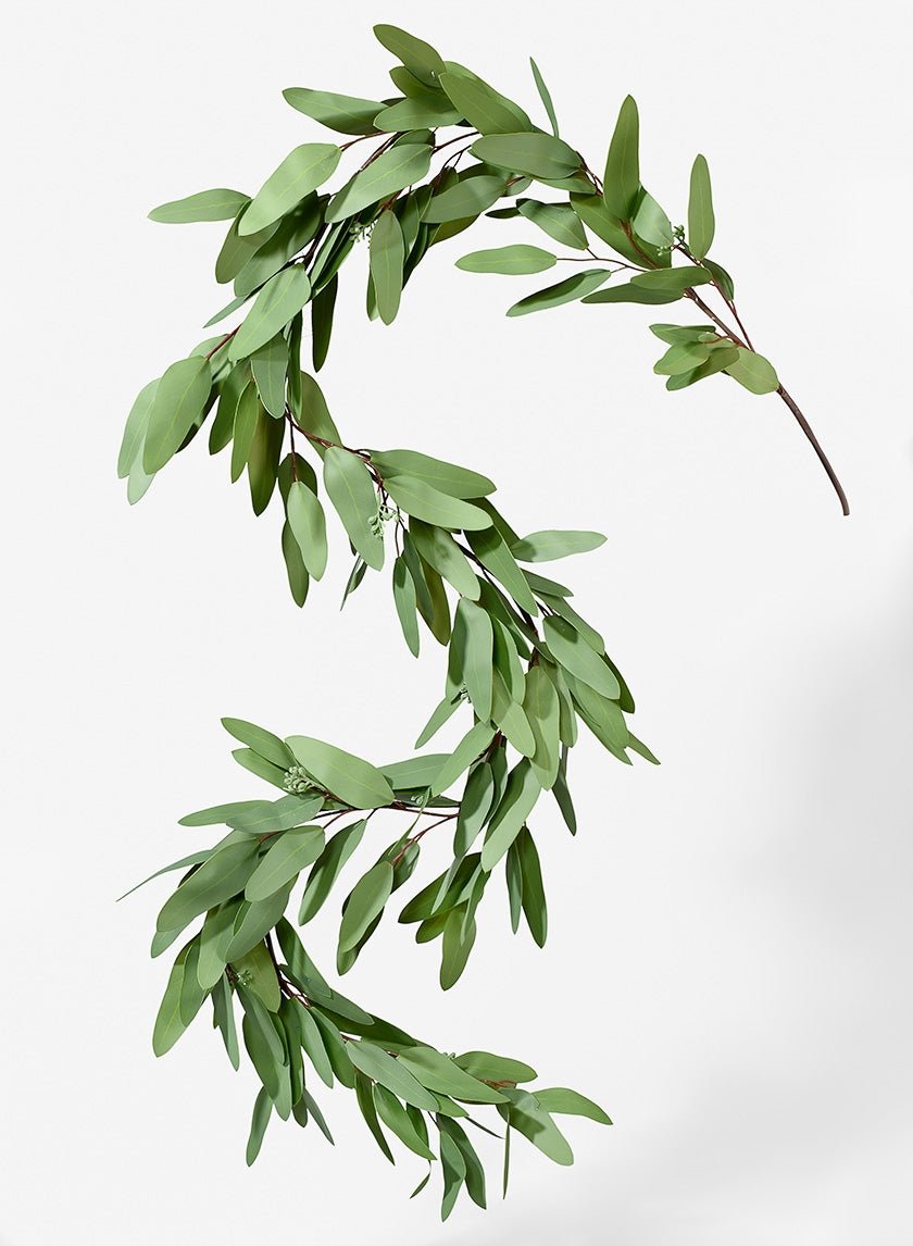 63 in Seeded Eucalyptus Garland