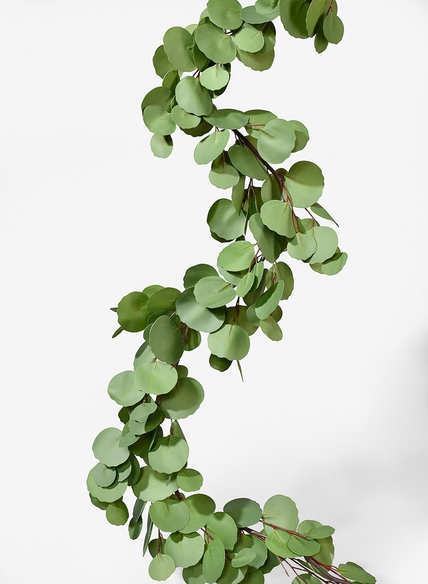 63 in Silver Dollar Eucalyptus Garland