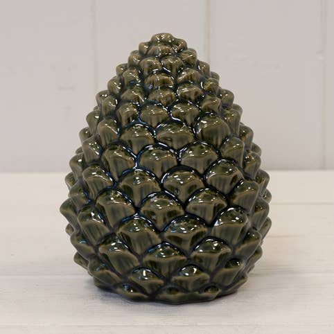 Ceramic Natural Pinecone Decoration Medium