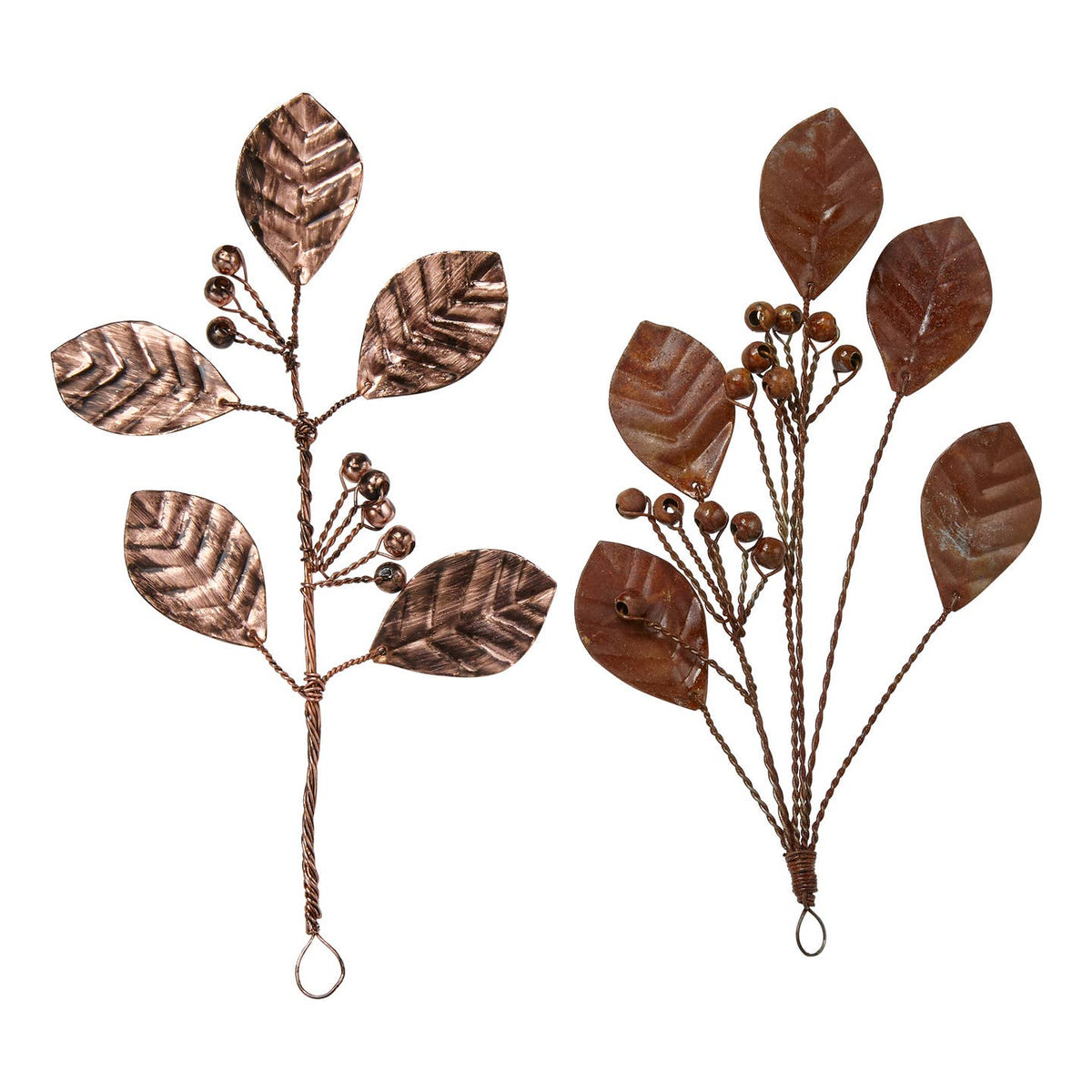 Handcrafted Metal Leaves &amp; Berry Multi Iron Christmas