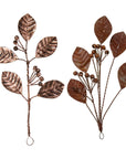 Handcrafted Metal Leaves & Berry Multi Iron Christmas
