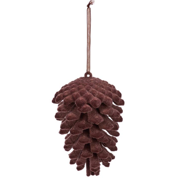 Medium Pinecone Christmas Ornament Set