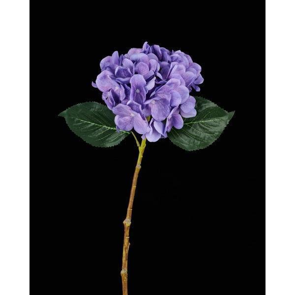 7"DIA HYDRANGEA STEM; 19"OAH DARK LAVENDER