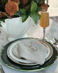Laurel Wreath Stag Large Napkin