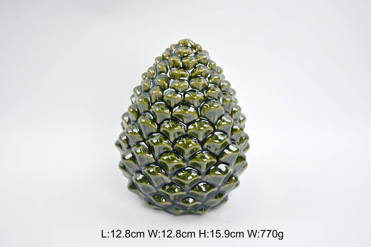 Ceramic Natural Pinecone Decoration Medium