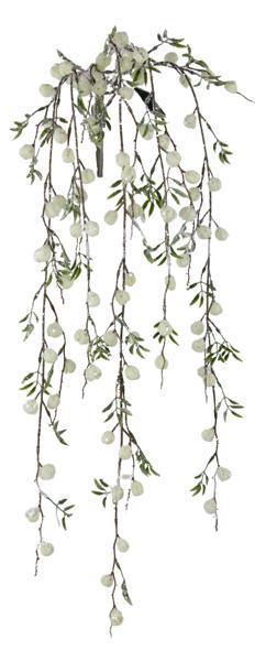 31.5"L BERRY HANGING SPRAY WHITE