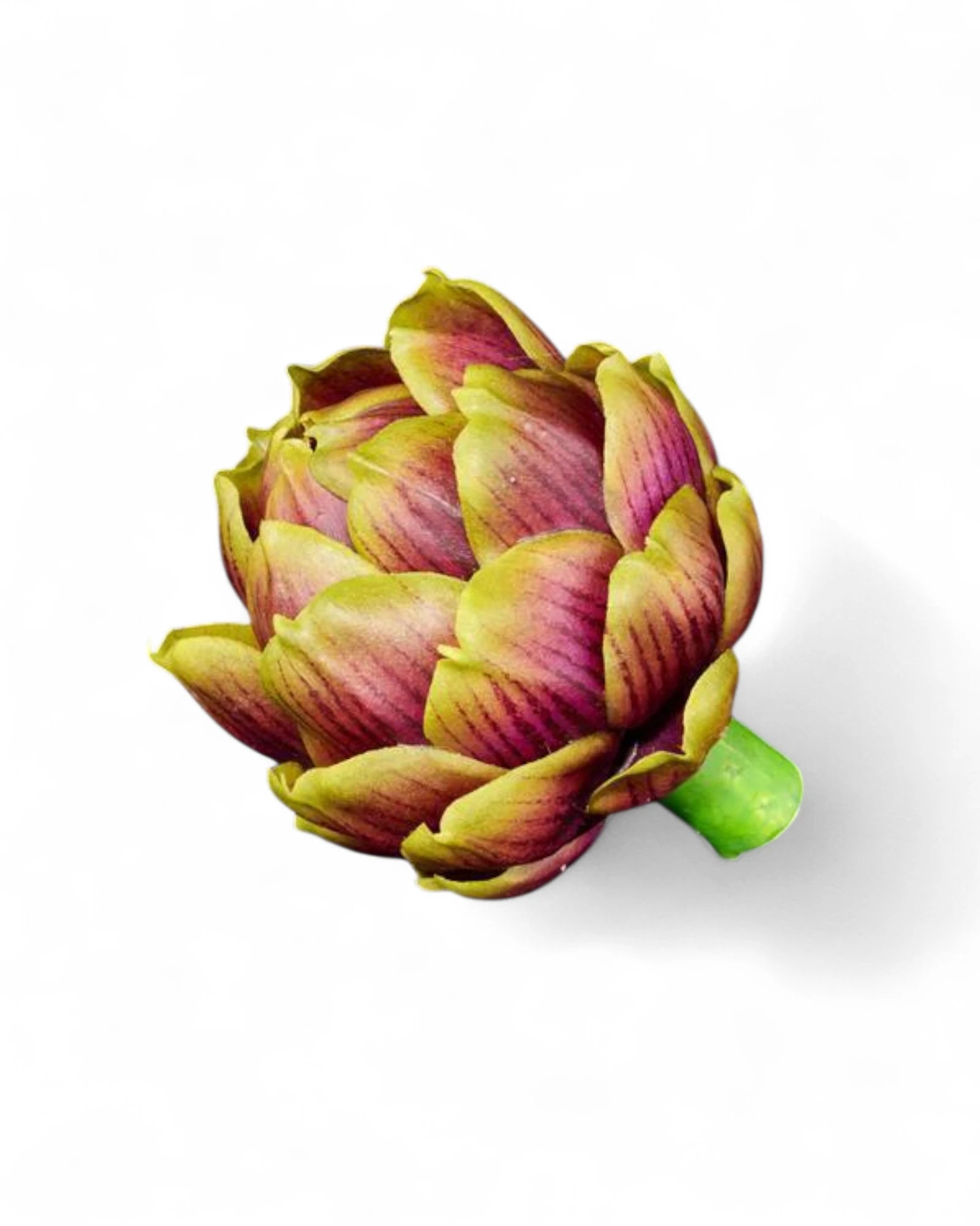 4.5"L ARTICHOKE PICK BURGUNDY/GREEN