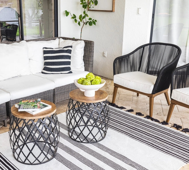 Faux Moss Arrangement in White Santorini Bowl