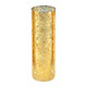 HST0412GS - Gold Speckled Glass Hurricane Candle Shade Chimney Tube [No Bottom] - 4" X 12"