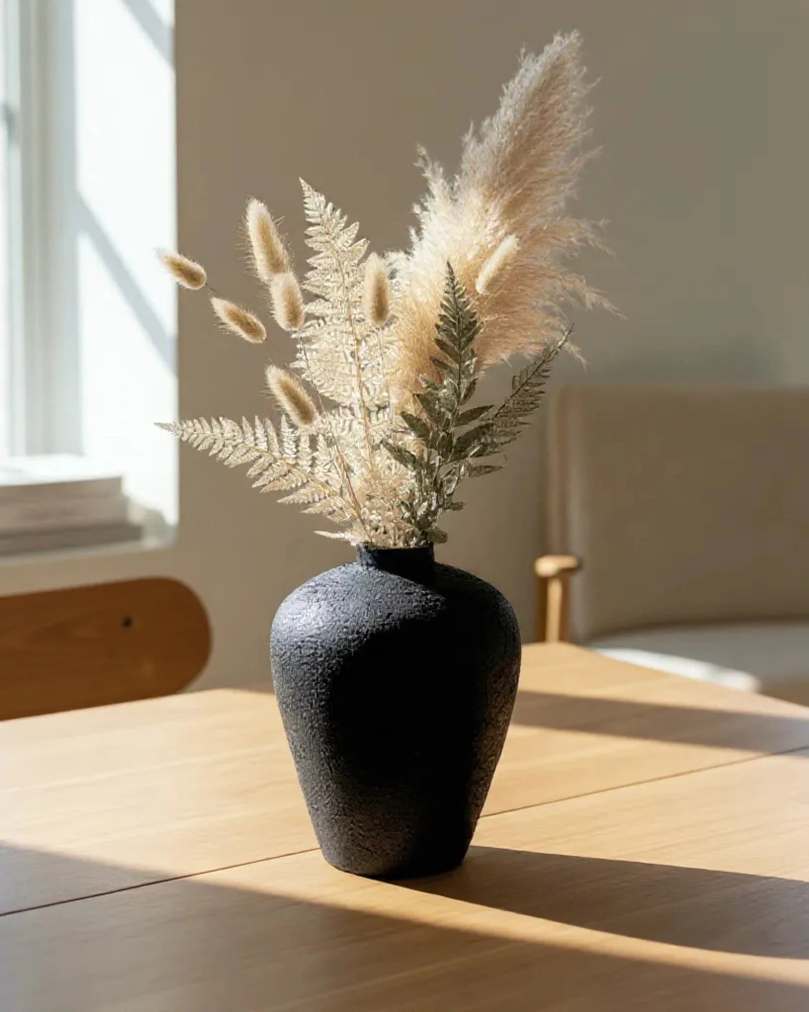 Luna Vase - Tall Black