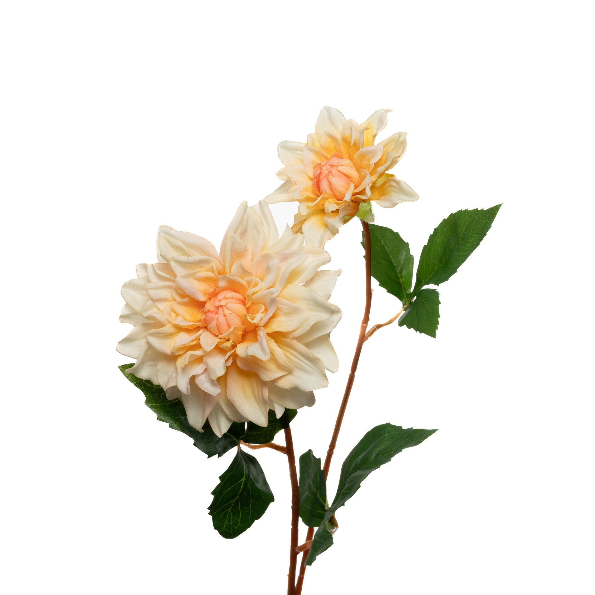 Real Touch Dahlia 24 Inch Yellow Flowers