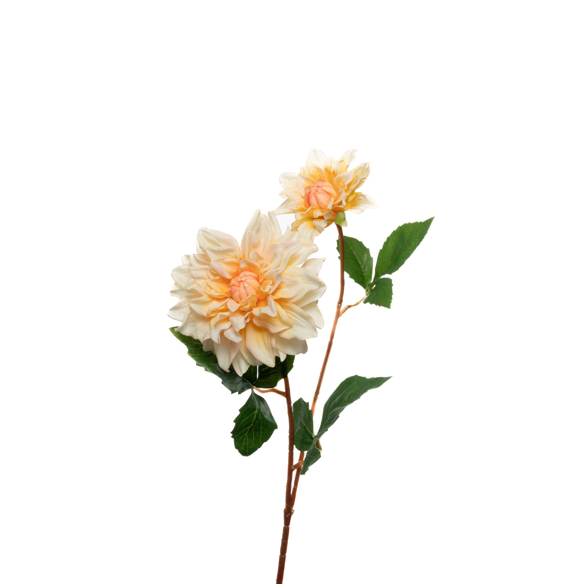 Real Touch Dahlia 24 Inch Yellow Flowers