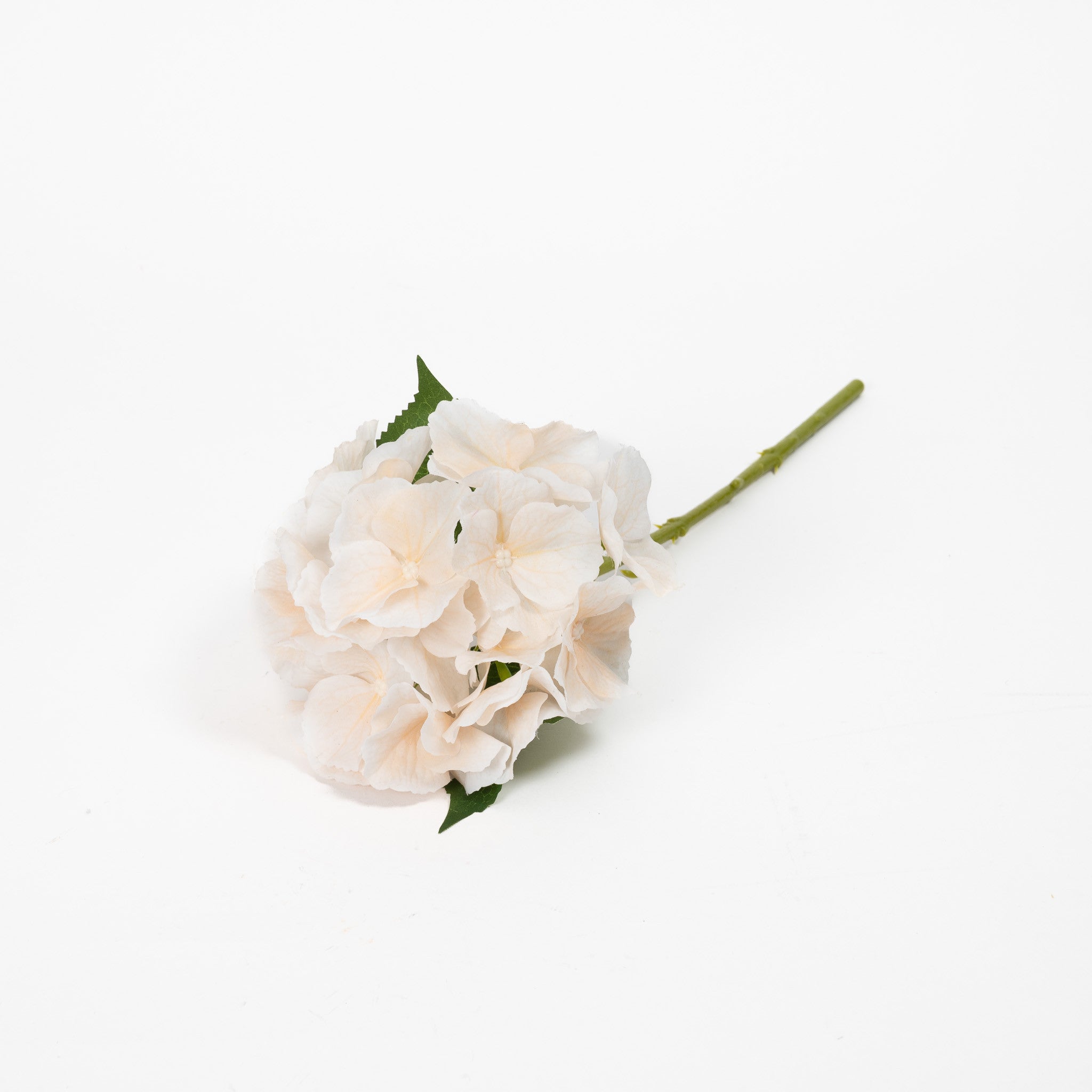 Real Touch Hydrangea 14 Inch Champagne
