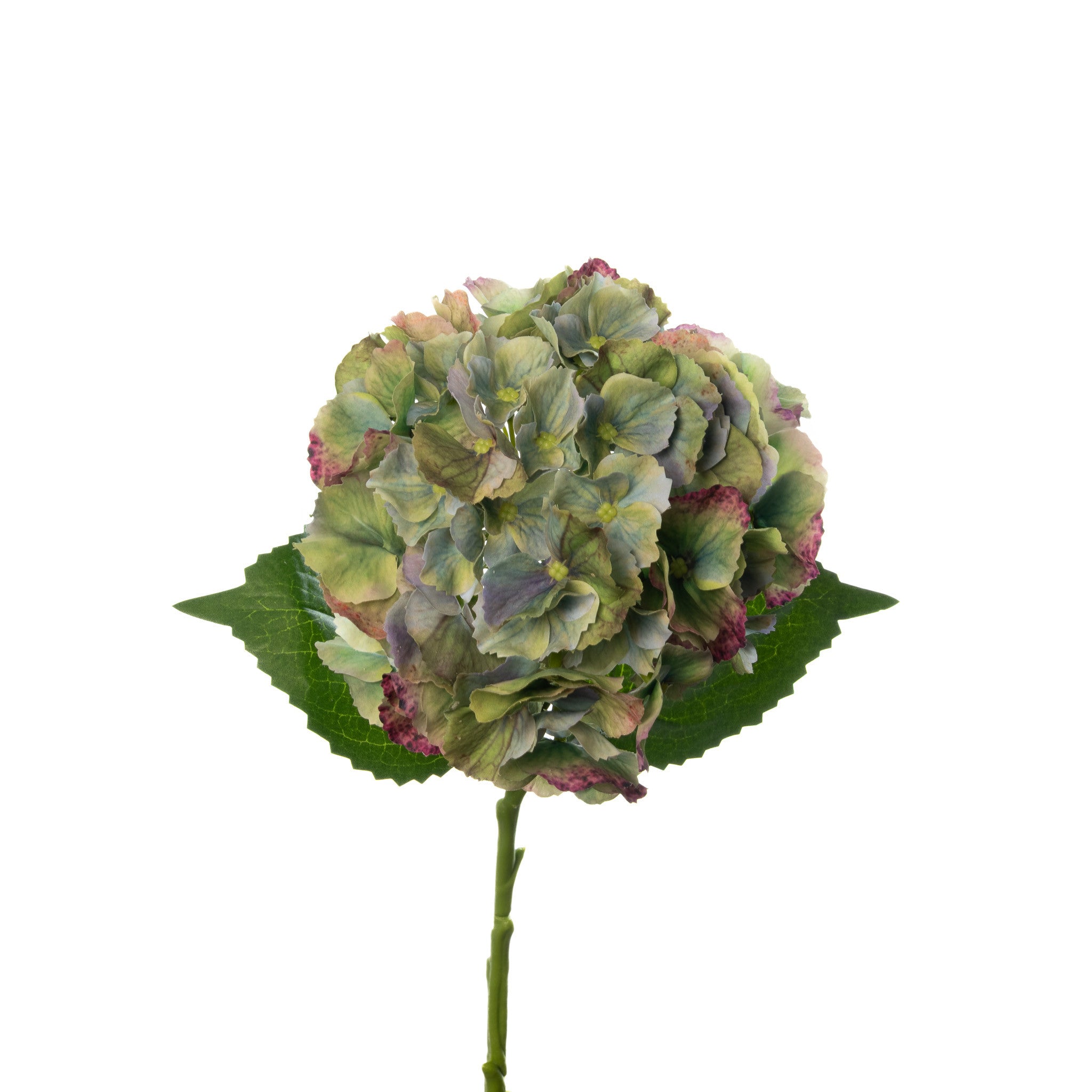 Real Touch Hydrangea 20 Inch Antique Green