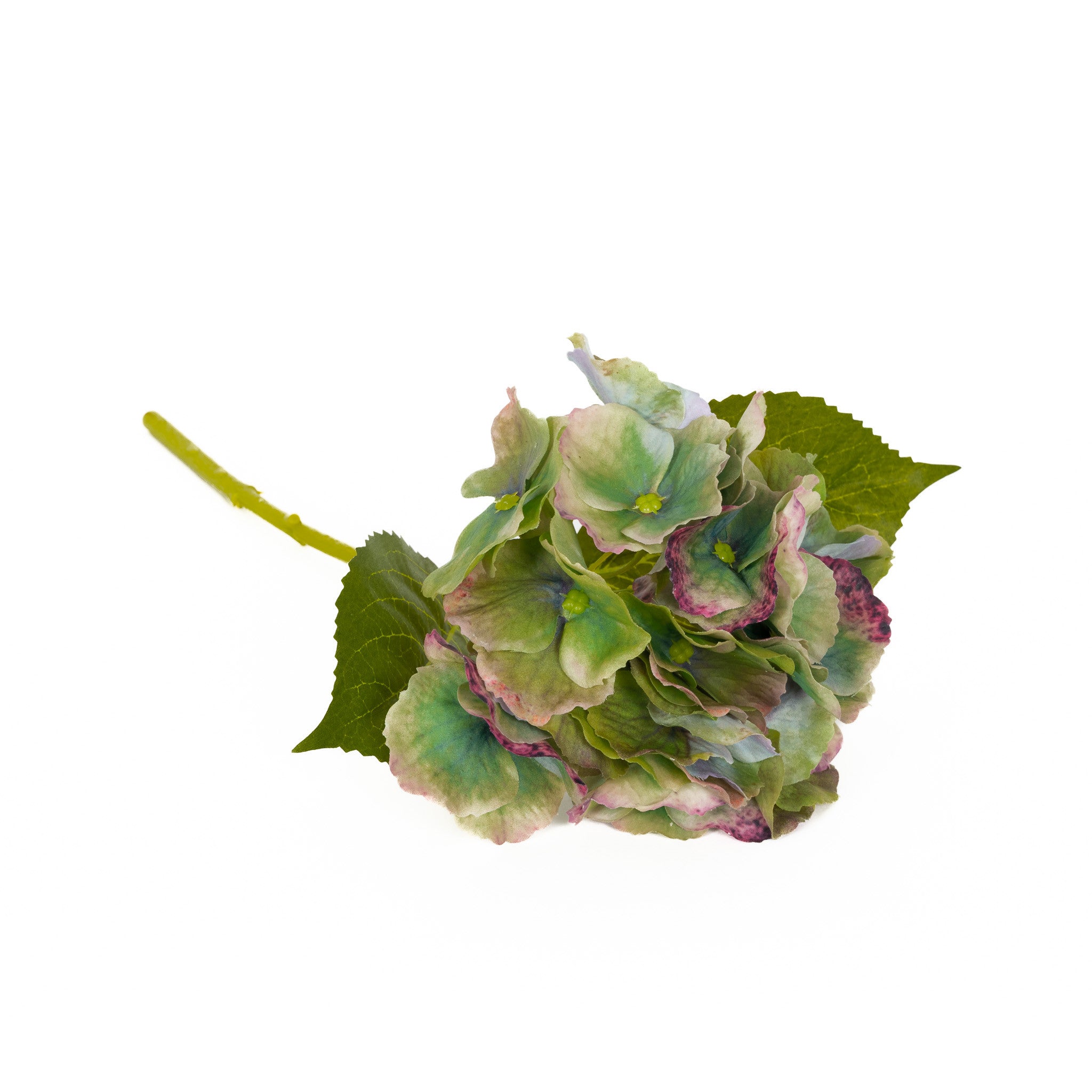 Real Touch Hydrangea - Antique Green - 14 Inch