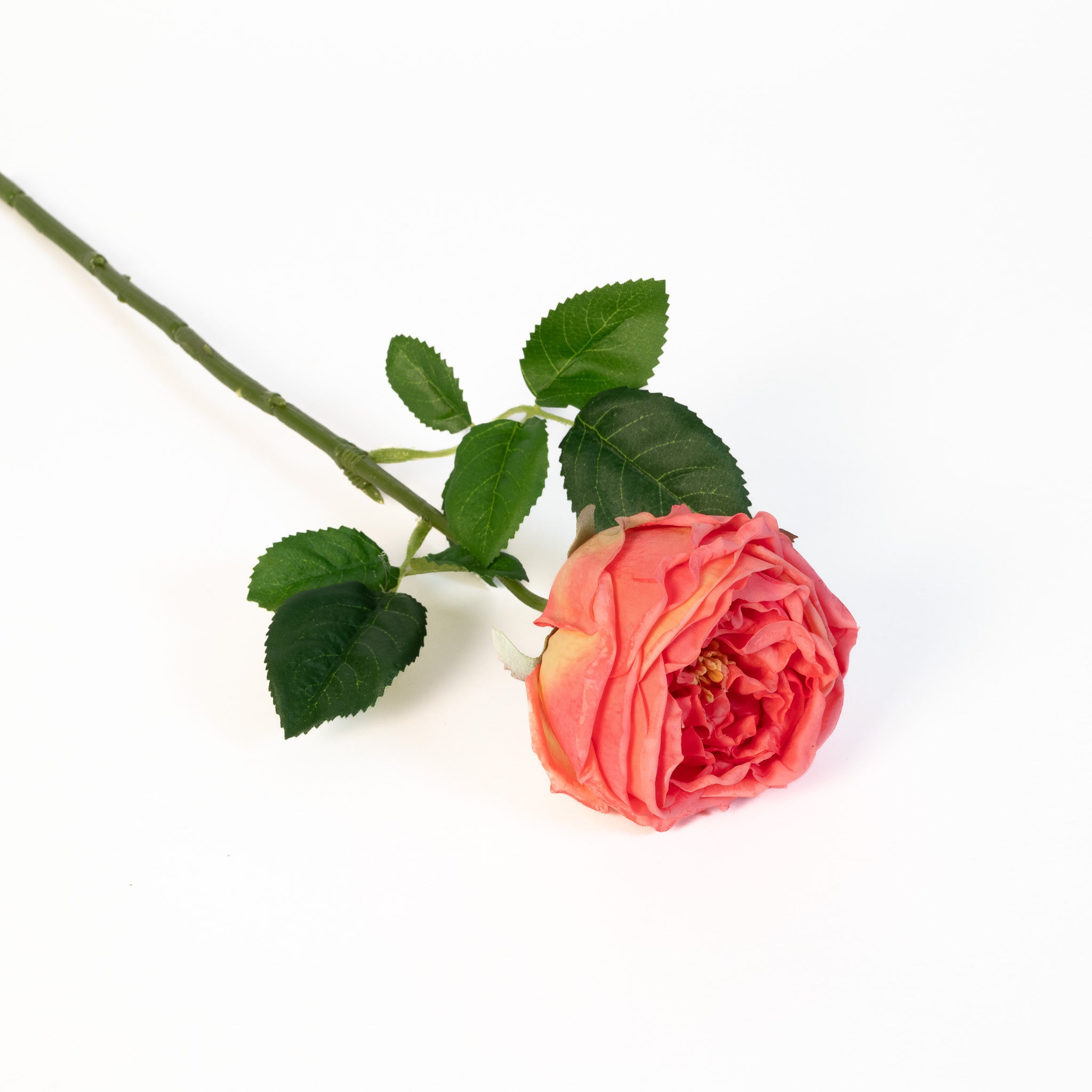 Real Touch Pink Sunset English Rose 17 Inch