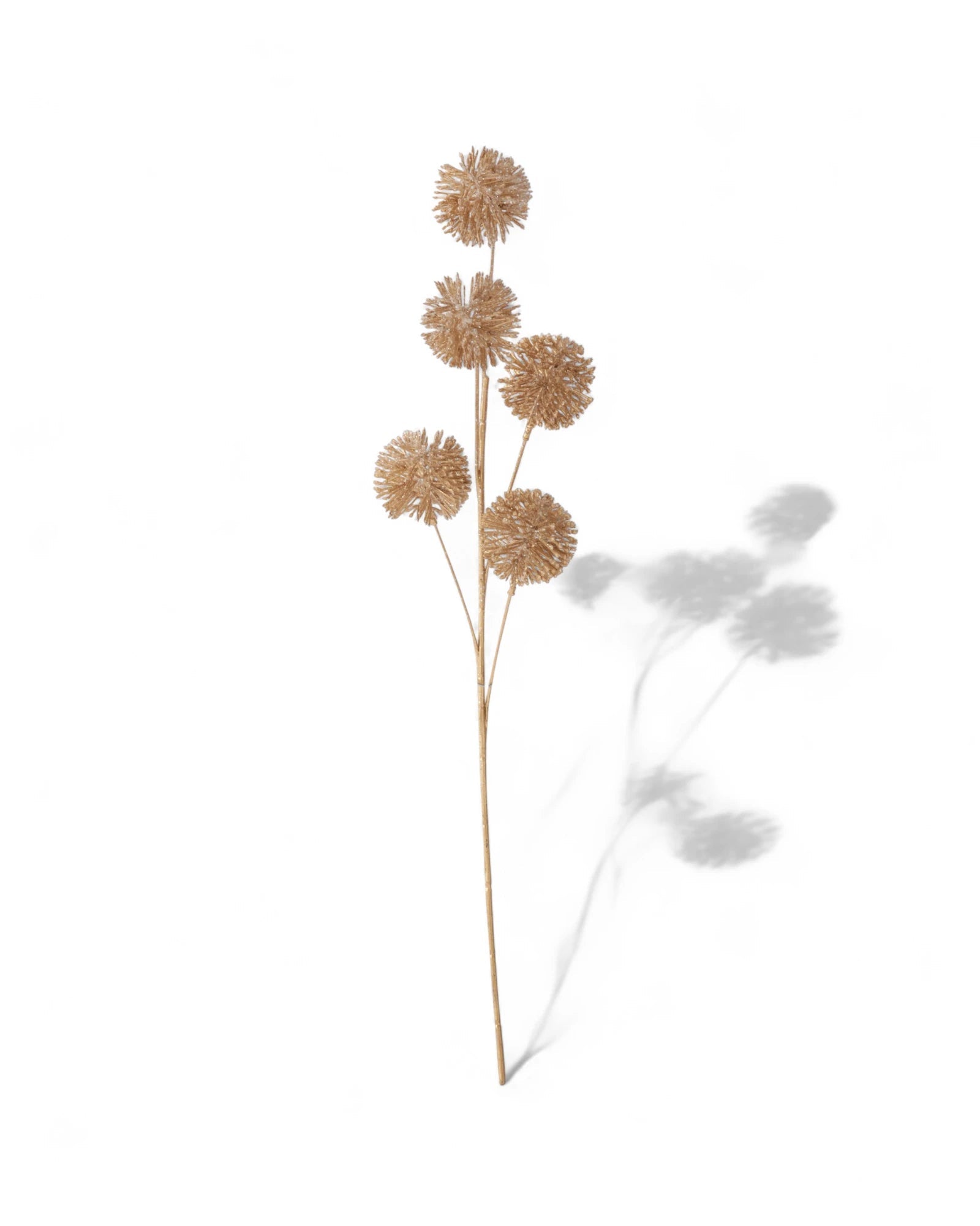 26 Inch Gold Glittered Ball Stem
