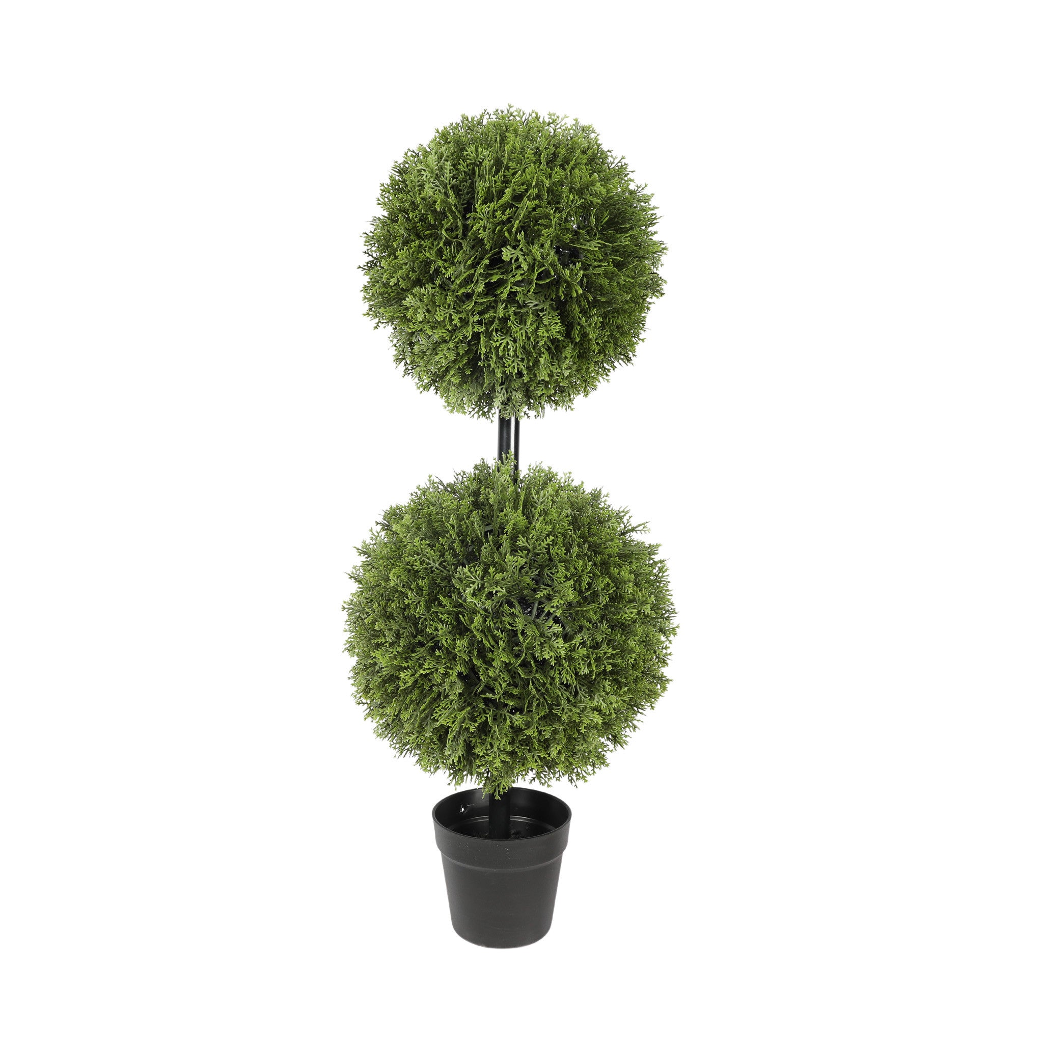 Uv Cypress Double Ball 36 Inch Topiary