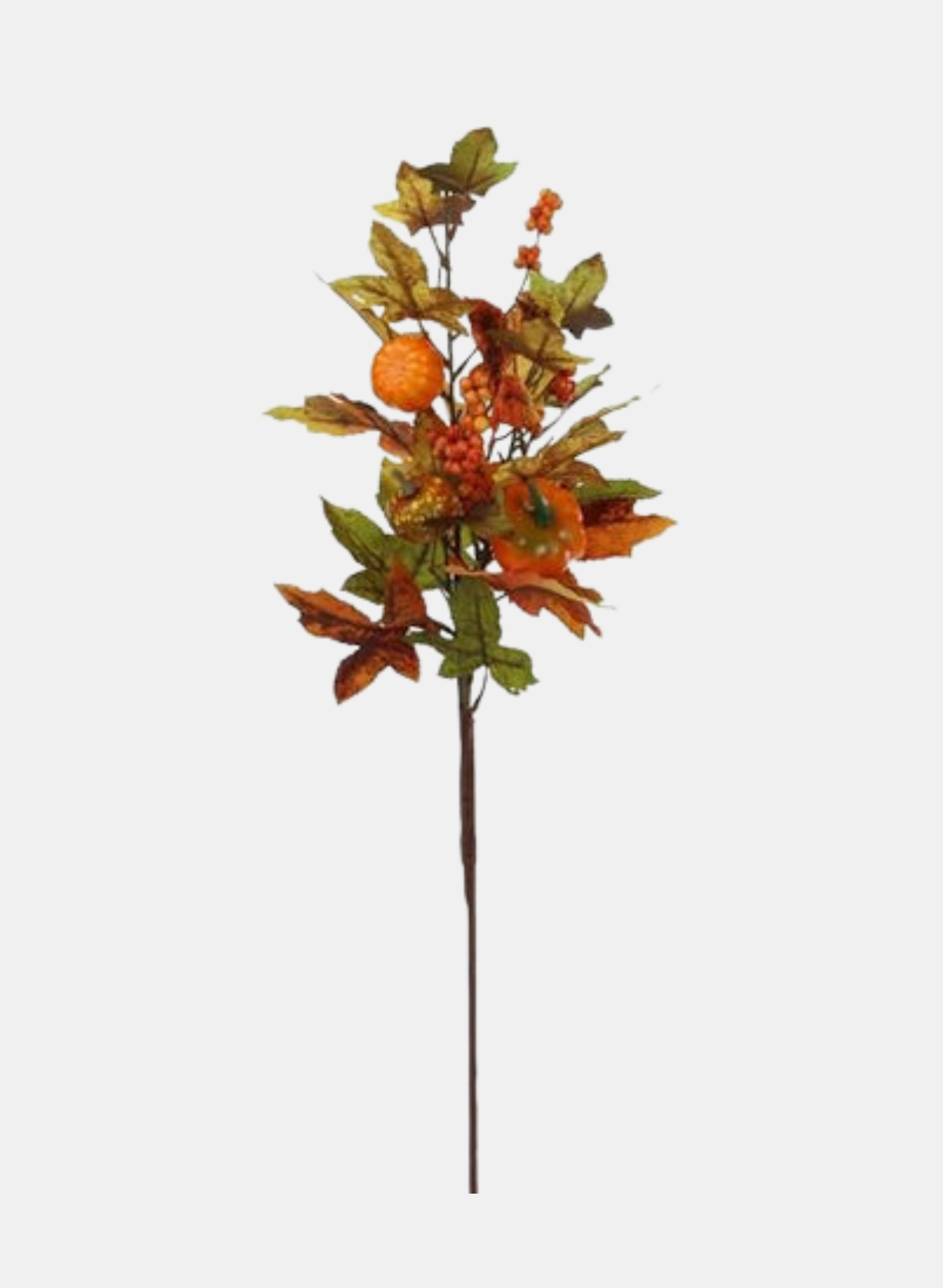 30"L PUMPKIN/MAPLE LEAVES SPRAY ORANGE