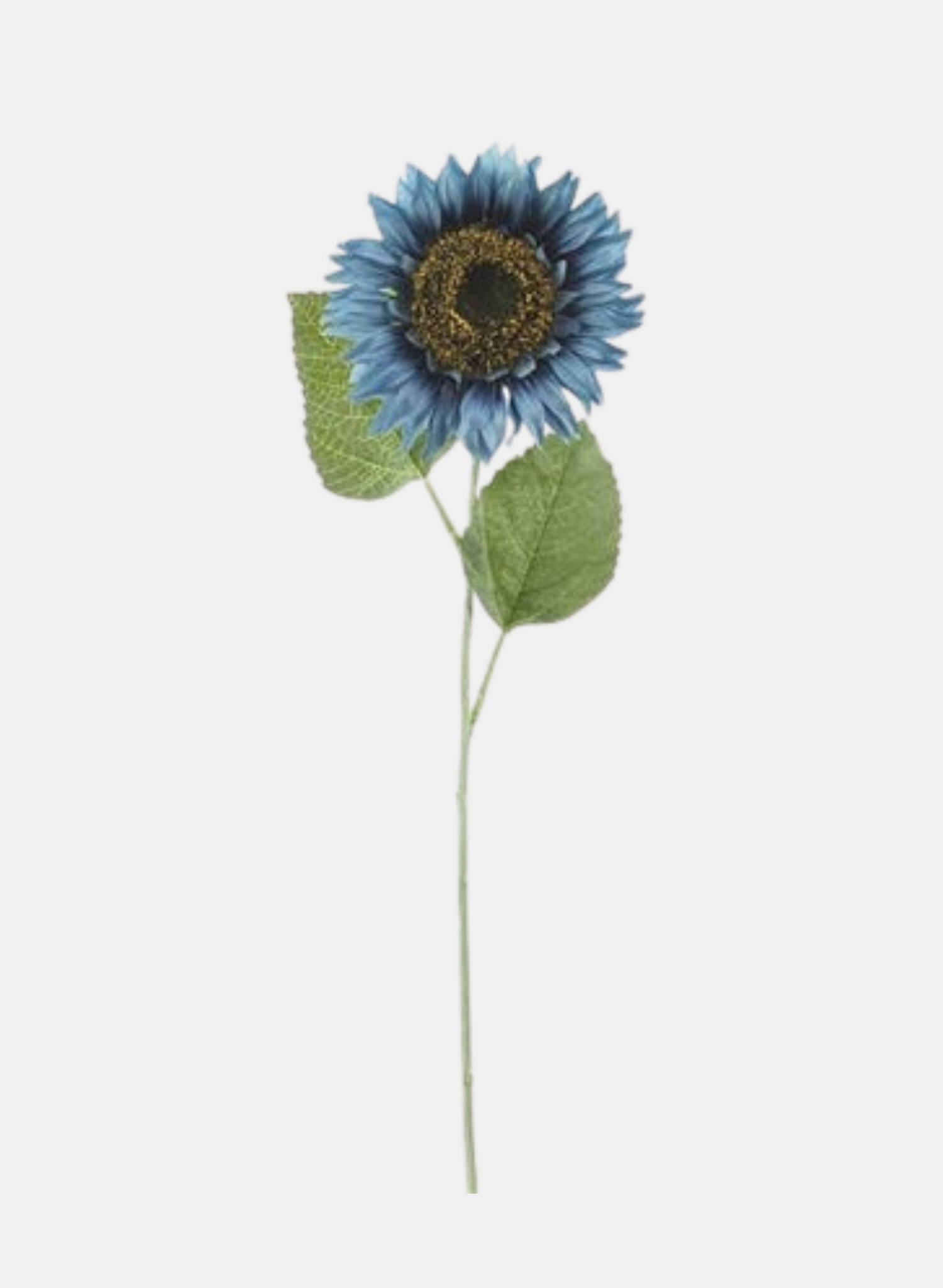 25"L X 4.25"DIA SUNFLOWER STEM SMOKE BLUE/NAVY