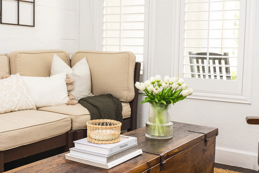 White Tulip Arrangement