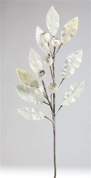 30" PEARL MAGNOLIA LEAF/POMEGRANATE SPRAY