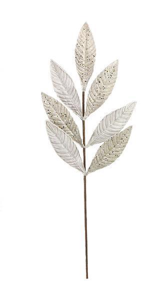 27"L TWO TONE TAUPE LAUREL LEAF SPRAY