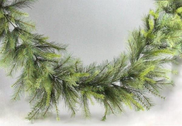 9'L  X 17" W GREEN APPALACHIAN PINE GARLAND