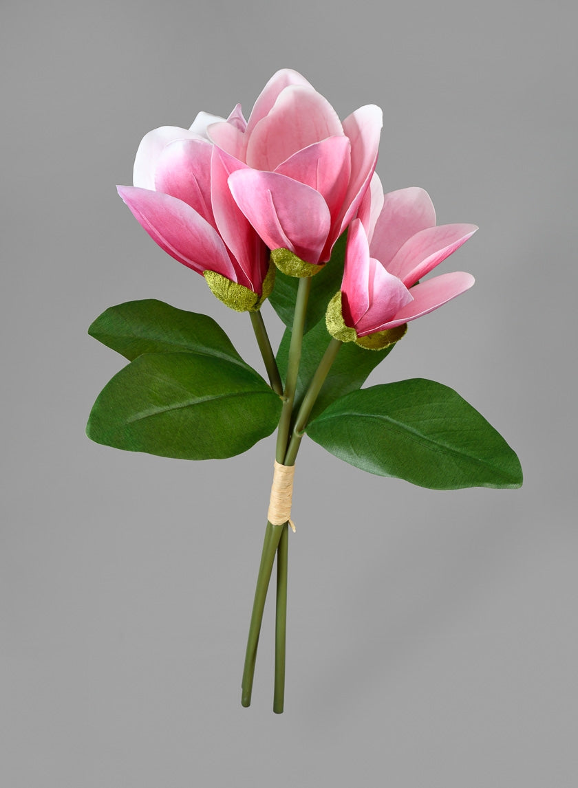 16 in 3-Stem Pink Magnolia Bouquet