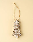 Rustic Pine Holiday Ornaments S/2