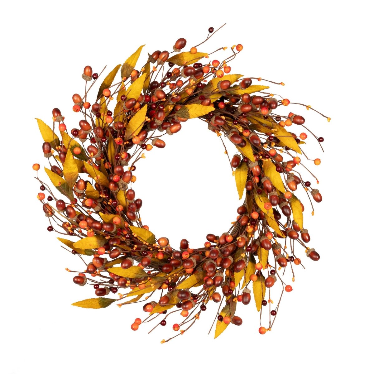 Acorn Harvest Wreath 24"