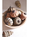 Heirloom Cone Holiday Ornament, Rustic Pink