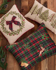 Merry Tartan Trees Pillow