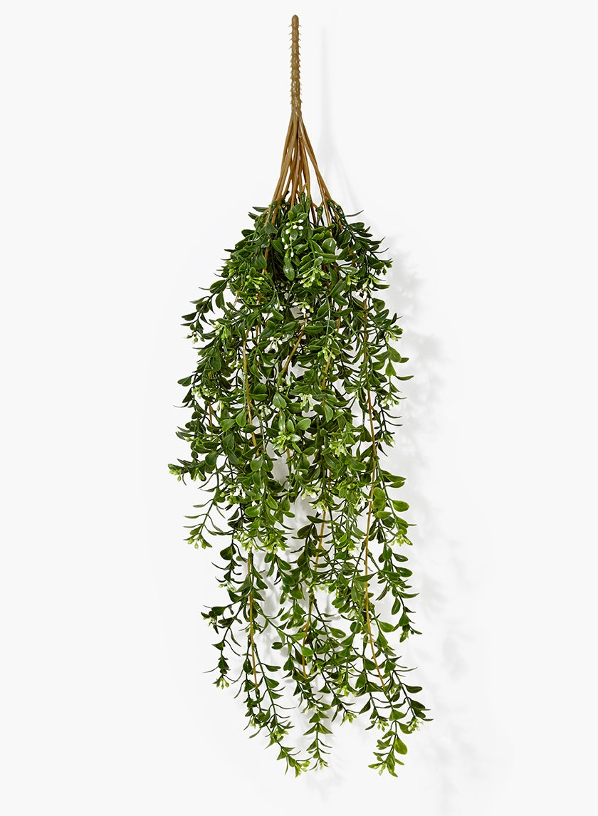 25in Faux Boxwood Hanging