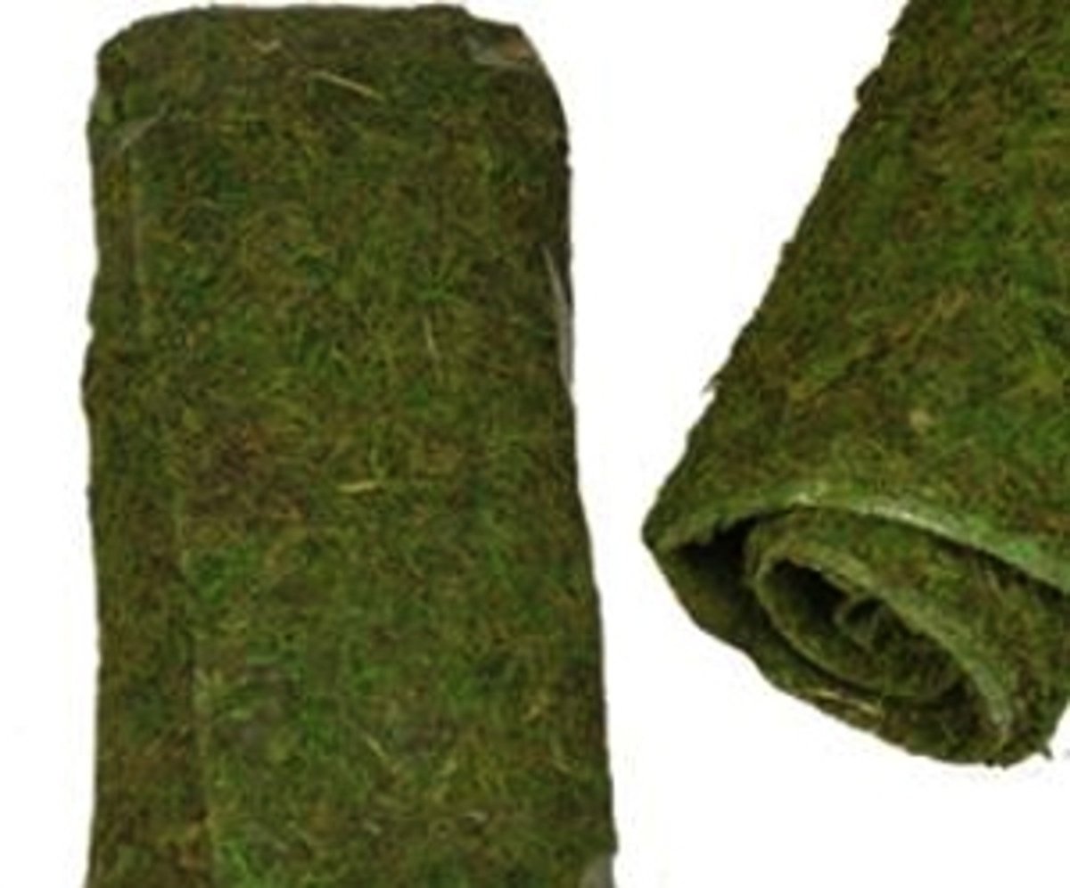 Moss Table Runner - Green - 14" X 48" - 6 Pcs