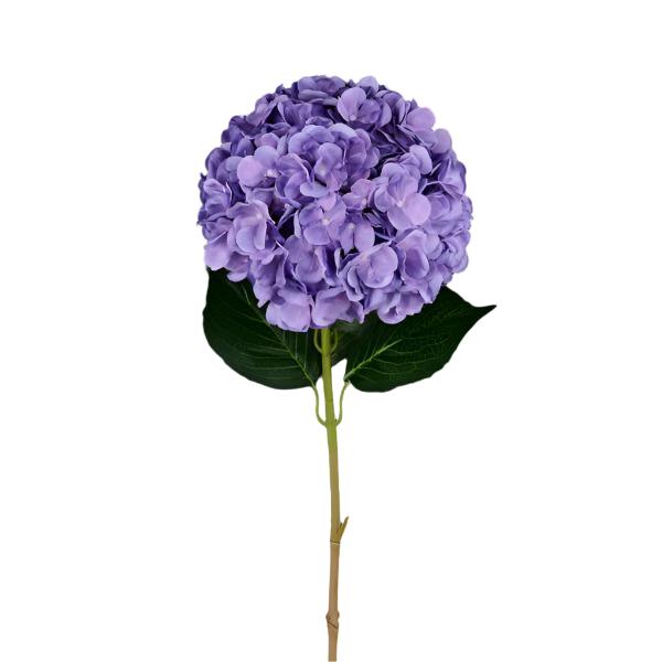 NATURAL LOOK 36"H, 10"DIA HYDRANGEA STEM; DARK LAVENDER