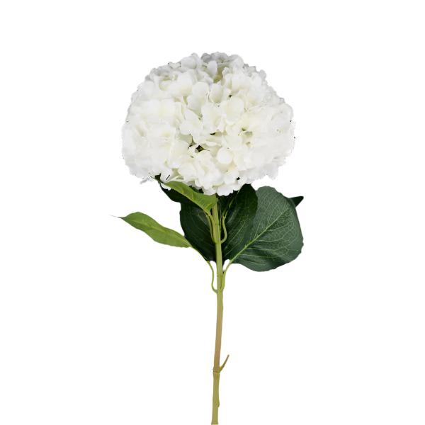 NATURAL LOOK 36"H, 10"DIA HYDRANGEA STEM;WHITE