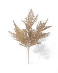 20.5 Inch Gold Glittered Bush