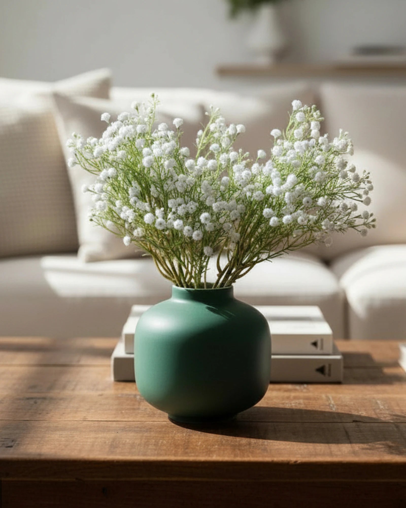 15 Inch Real Touch Gypsophila (Baby's Breath) Bundle - 5 Stems