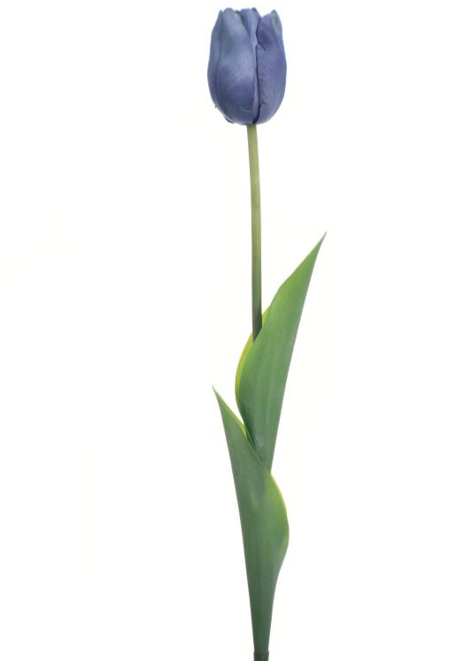 Real Touch 19 inch Single Tulip - Multiple Colors