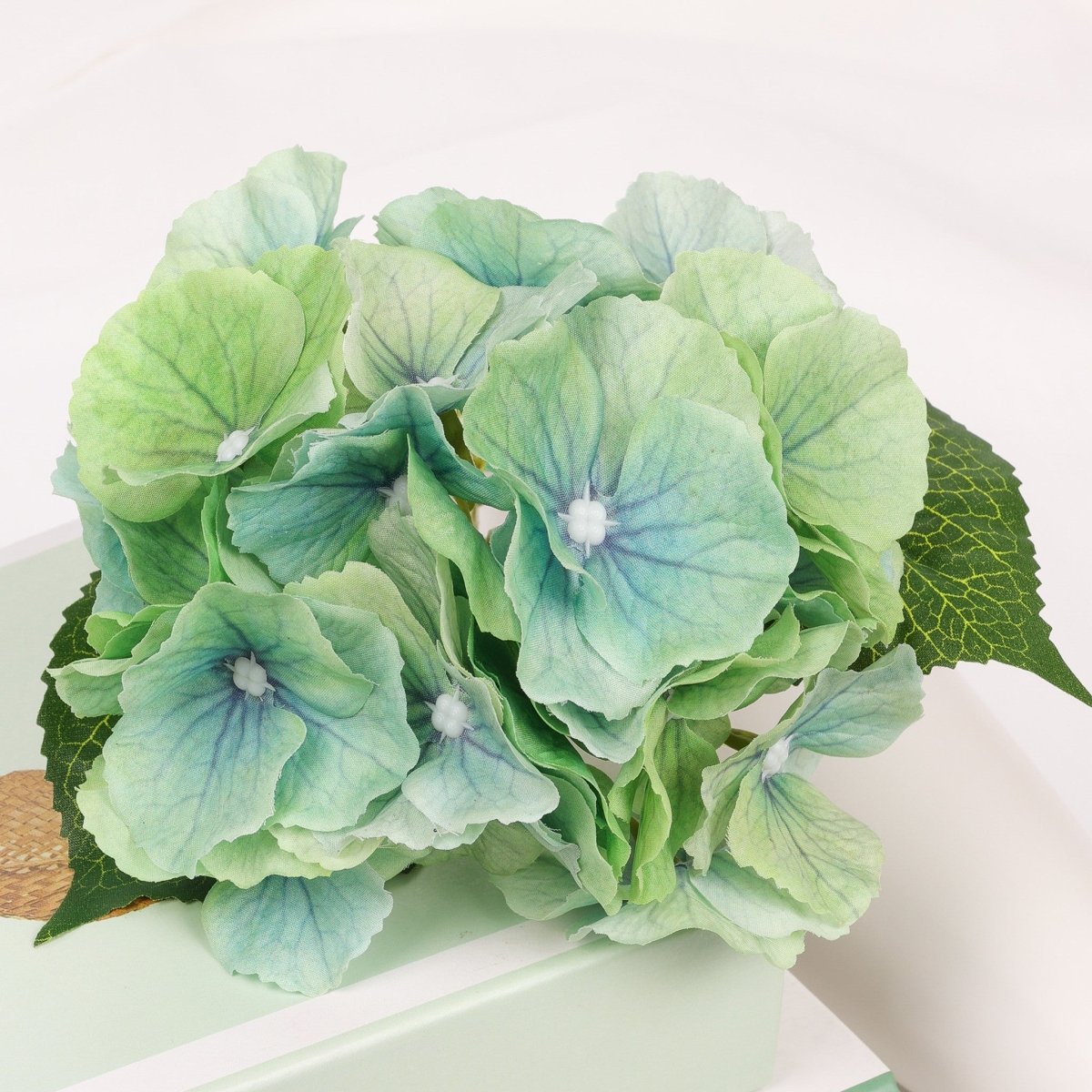 Real Touch Hydrangea - Green Mist - 6 Inch X 14 Inch