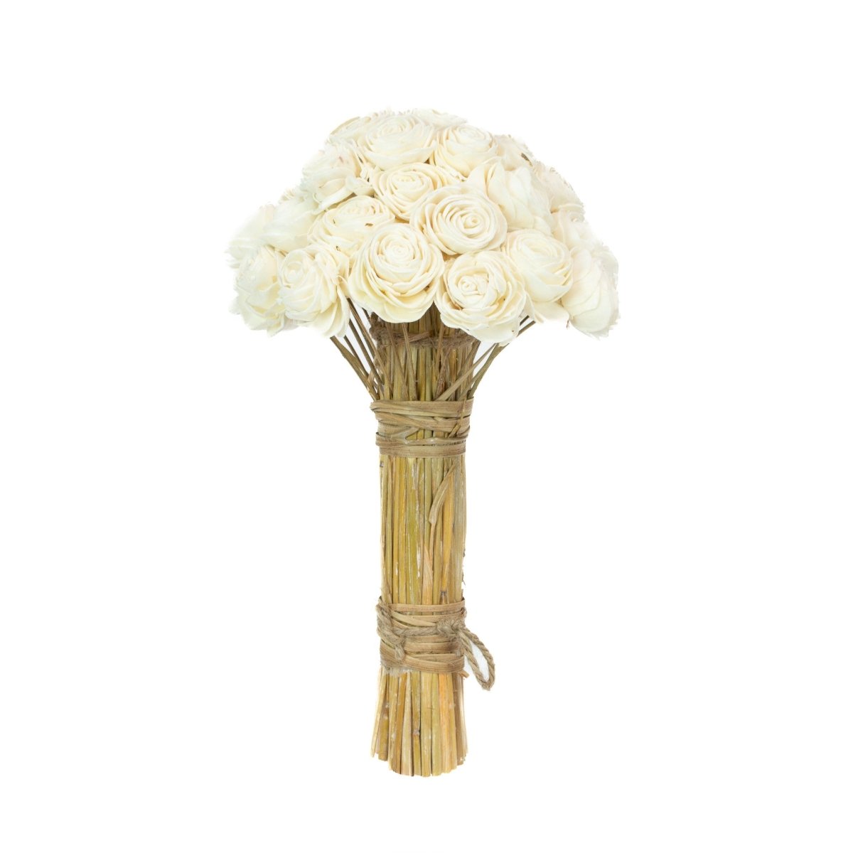 Shola Beauty Rose 12" White Bouquet