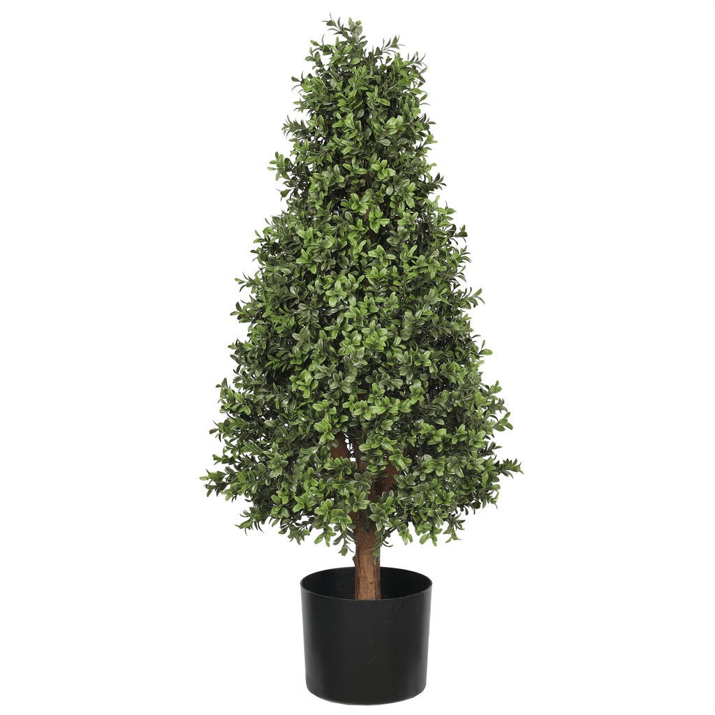 Uv Boxwood Cone Topiary - 36 Inch